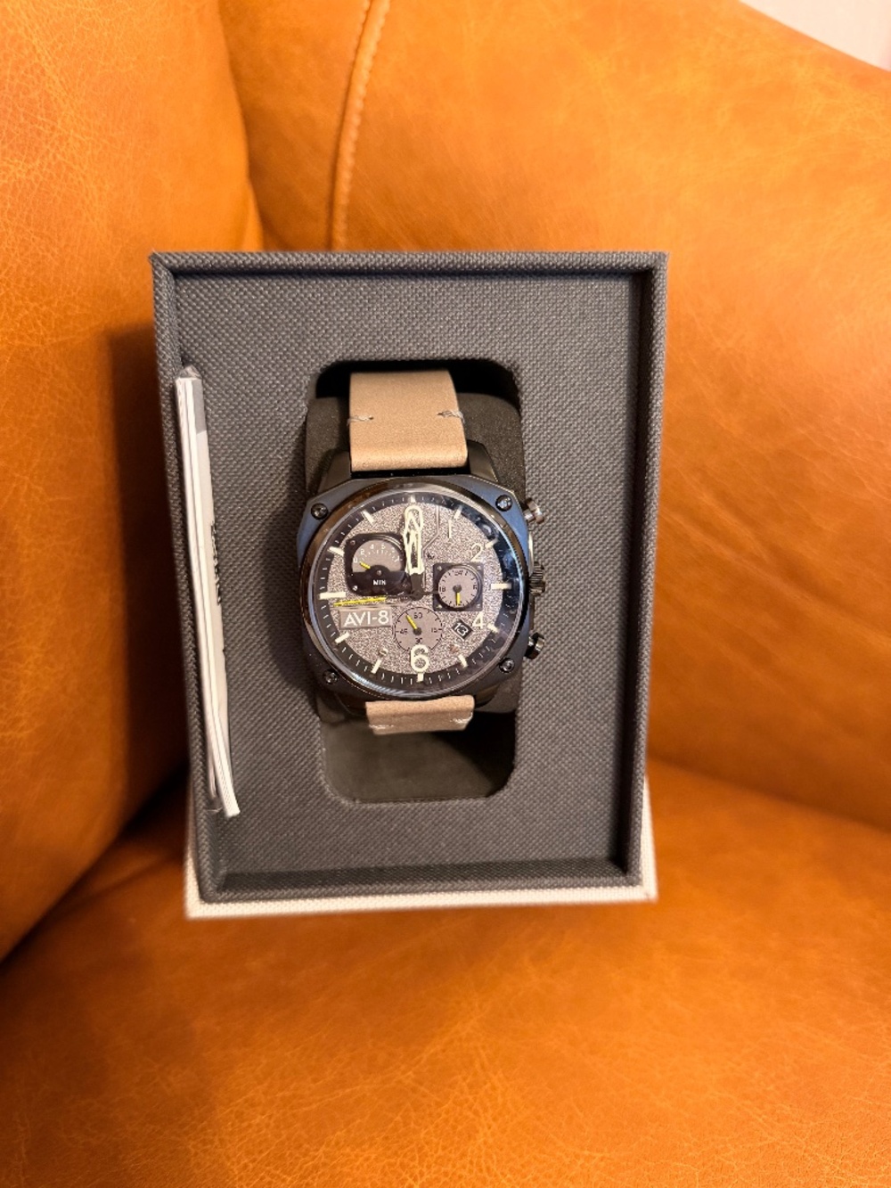 AVI-8 Hawker Hunter Retrograde Chronograph Watch AV-4052 Boxed